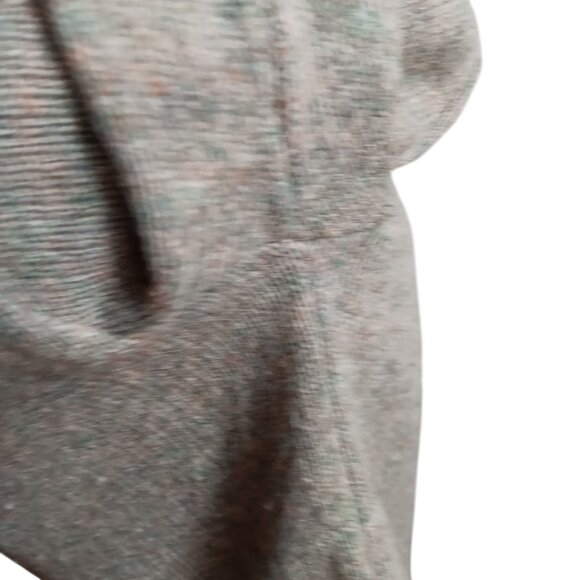 Men's Medium Sweater Glenhusky Scotland V-Neck Wool Suede Shoulder Elbow Patch - Picture 10 of 12